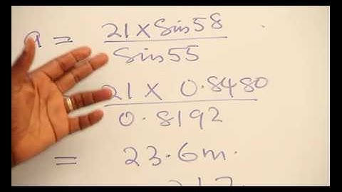 APPLICATION OF SINE RULE IN BEARINGS AND DISTANCES PART 2