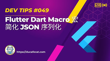 Flutter Dart Macro 宏简化 JSON 序列化 | 独立开发猫哥