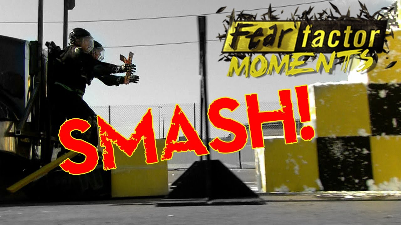 joe rogan comedy store Fear Factor Moments | Cement Mixer Smash