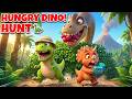 The Hungry Giant DINO HUNT 🍓 | The Biggest Dinosaur Ever | Learning to Share &amp; Eat Healthy
