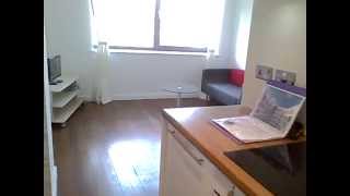 Studio 1 bed apartment to rent at The Greenhouse, Leeds.AVI