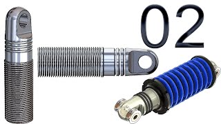 2-Project 56| Shock Absorber |SolidWorks Tutorial: Pressure Tube pt.2  (Add Thread)