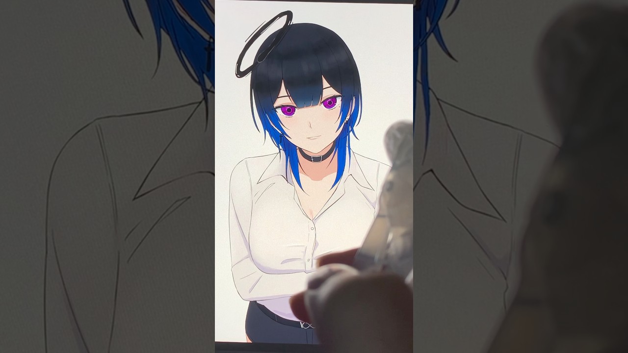 この霧吹きは次元を超越する2 #イラスト #short