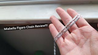 Miabella 925 Sterling Silver Figaro Chain Review and Unboxing | Reviews