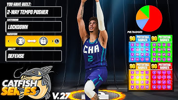 A PURE RED 2-WAY TEMPO PUSHER IS THE PERFECT CATFISH BUILD ON NBA 2K22! VOL. 27