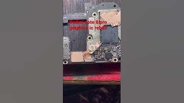Redmi note 8 pro graphics ic reball lcd problem solution