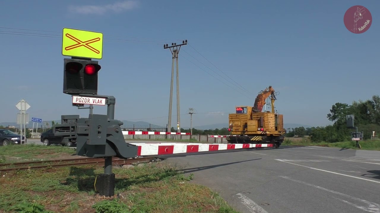 NOVÉ ZÁBERY Železničné priecestie Trebišov 4# (po výmene výstražníka) [24.8.2023]