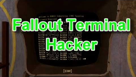 Fallout Terminal Hacker