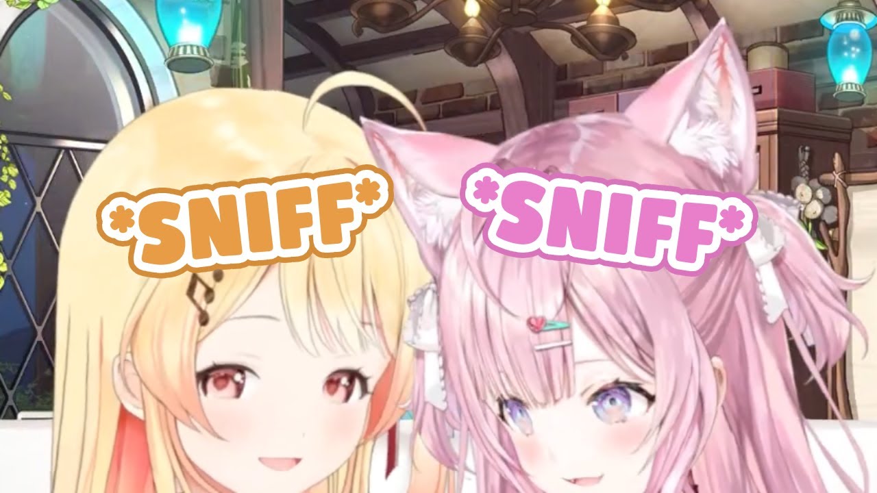 Kanade and Koyori sniff each other【Hololive / EN Sub】