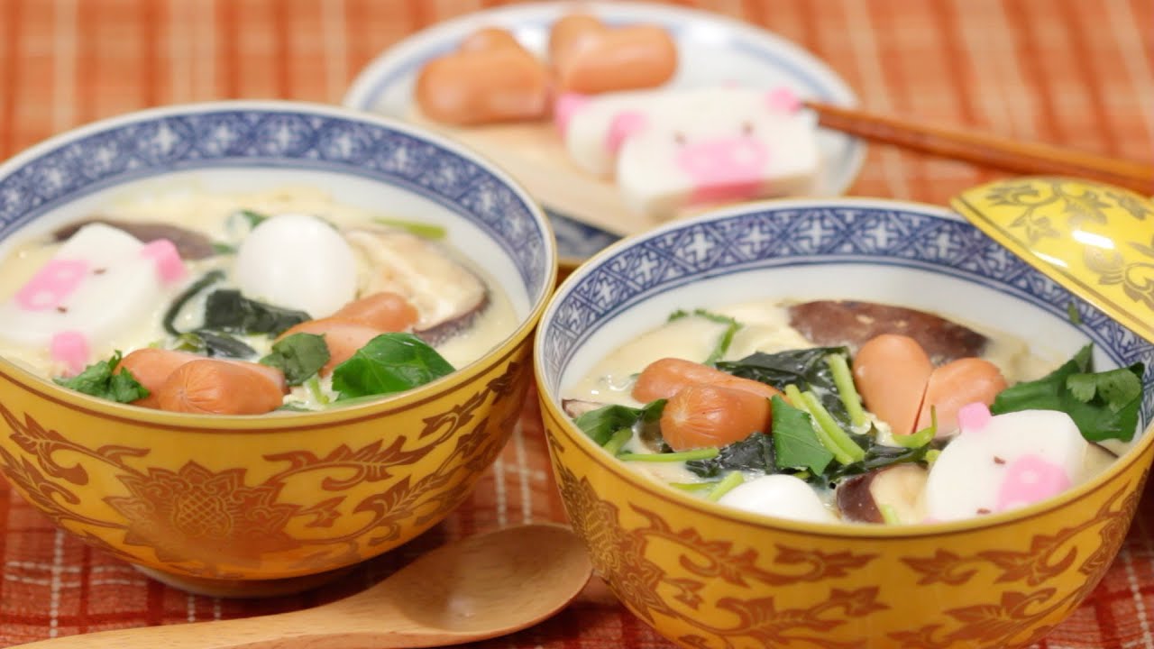 Odamaki-mushi Recipe (Chawanmushi with Udon Noodles | Egg Custard with Plenty of Fillings) | Cooking with Dog