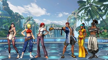 Vanessa vs Nelson Team Battle - KOF XIV