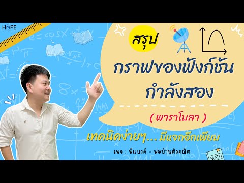 วีดีโอ: กราฟของสมการกำลังสองมีลักษณะอย่างไร