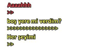 Seni Ben Ellerin Olsun Diye Mi Sevdim Karaoke