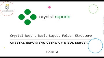 Crystal Report Basic Layout and Folder Structure in Urdu/Hindi