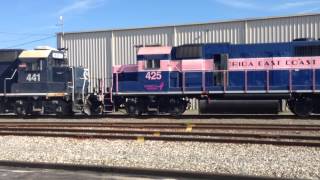 FEC Locomotive 415 Departs With Locomitives 716,431,441,425 @ Jacksonville,FL Part 16 of 30