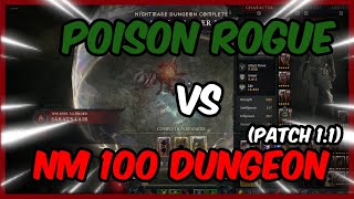 [DIABLO 4] POISON ROGUE VS NM 100 DUNGEON SARAT'S LAIR (POST PATCH 1.1)