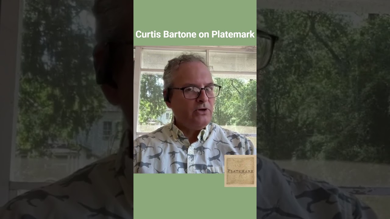 Curtis Bartone on counter etching lithography stones as a method of creating states