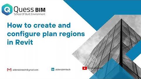 How to create and configure plan regions in Revit