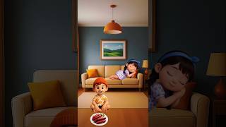 Eva the always ready big sister 😁 #shorts #funny #family #cartoon #animation