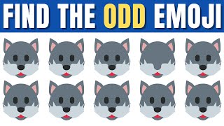 HOW GOOD ARE YOUR EYES #1 l Find The Odd Emoji Out l Emoji Puzzle Quiz | Easy, Medium, Hard