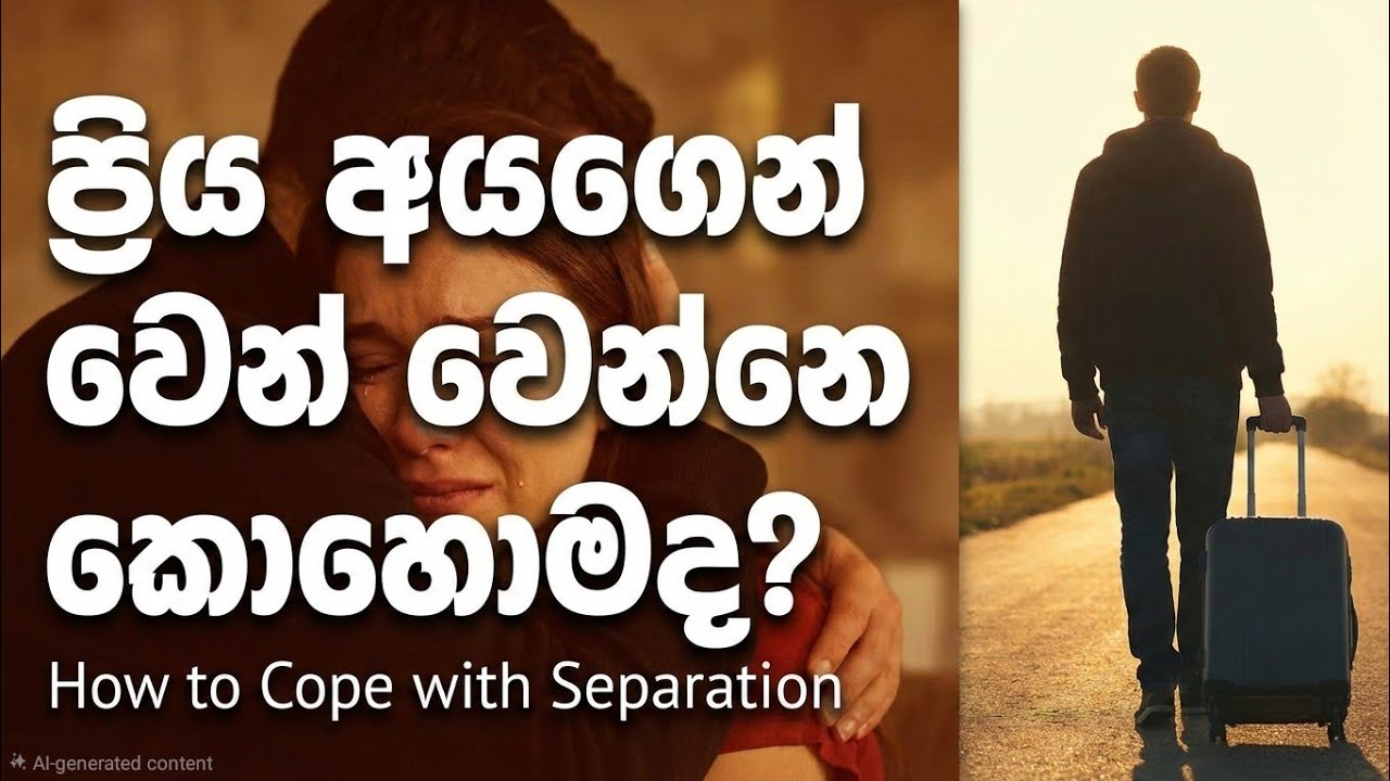 ප්‍රිය අයගෙන් වෙන් වෙන්න වුනොත් ?