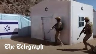 video: Watch: Houthis stage mock invasion of Israeli village