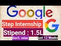 Google Internship for Freshers||Technical Field Anyone Can apply||Internship for Freshers||Indians