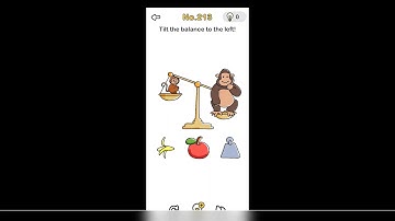 Tilt the balance to the left Brain Out Level 213