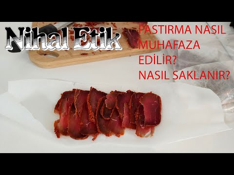 Video: Pastırma Buzdolabında Nasıl Saklanır