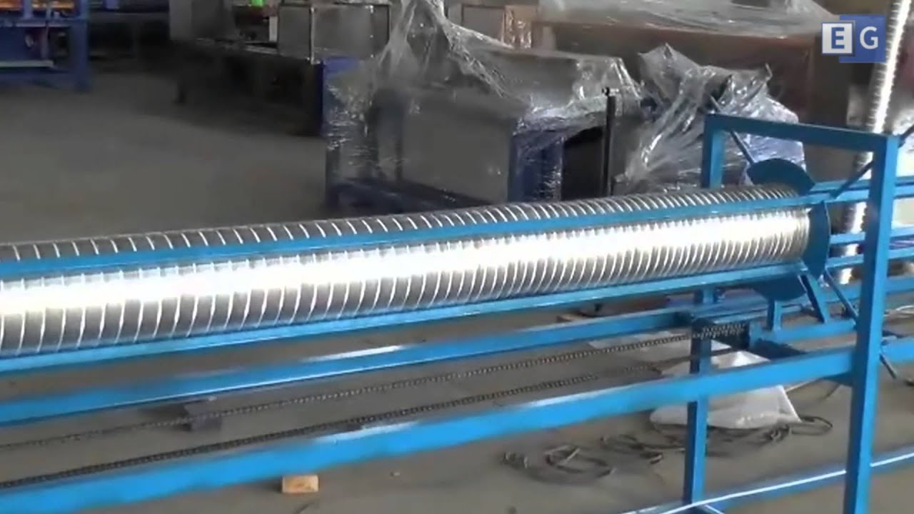 Станок для производства алюминиевых спирально-навивных воздуховодов