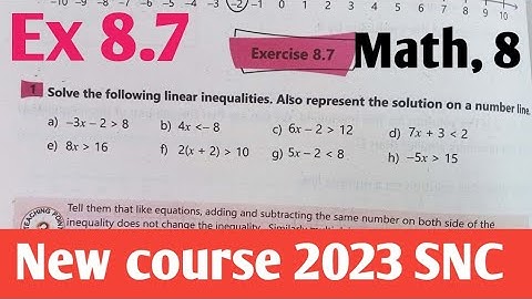 Exercise 8.7 Class 8 Maths New course 2023 kpk and PTB| unit 8 Simultaneous linear equations Ex 8.7
