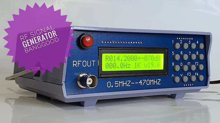 Unboxing and Review of RF Signal Generator from Banggood