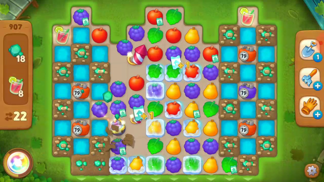 Level 907 Gardenscapes Level 907 - YouTube