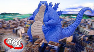 360° CatZilla attacked my CITY! Guys HELP! | 4K VR Experience
