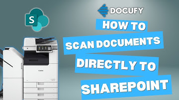 How to scan directly to SharePoint online from your MFD