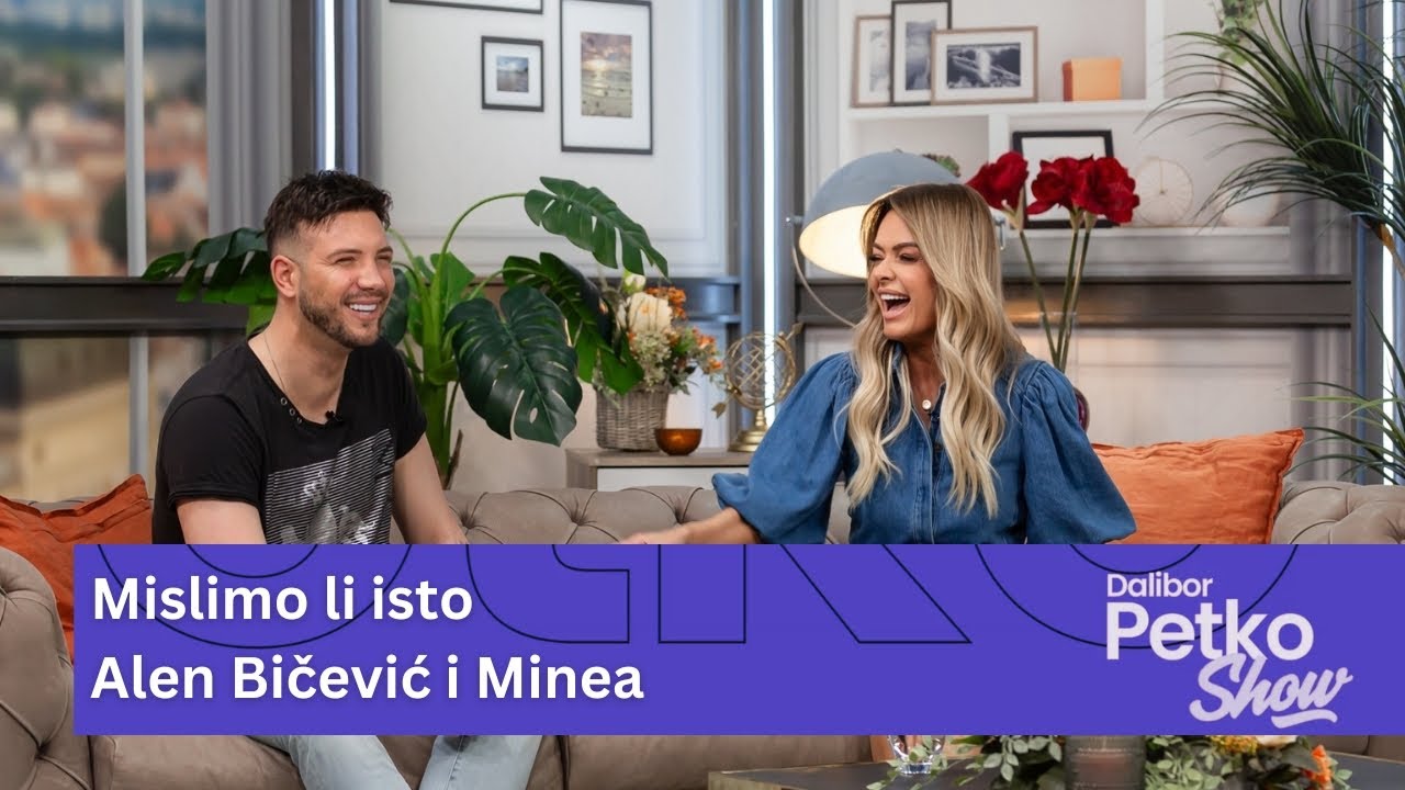 Mislimo li isto | Alen Bičević i Minea | Dalibor Petko Show | CMC TV ...