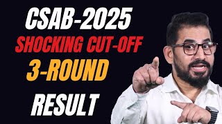 CSAB Round -3 Result 📣 Shocking Cut-Off I JoSAA-CSAB #jee #jeemain #jee2025 #viral #neet #shorts