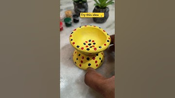 wait for the end 🥰 diya 🪔 decoration diy diwali special diya stand #trending #ytshorts #diwali