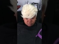 Short Blonde quick weave