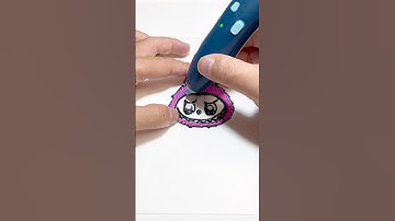 👉Labubu🤗 #3dpen #3dpenart #3dpencraft #shorts #fypシ゚viral #diy #labubu