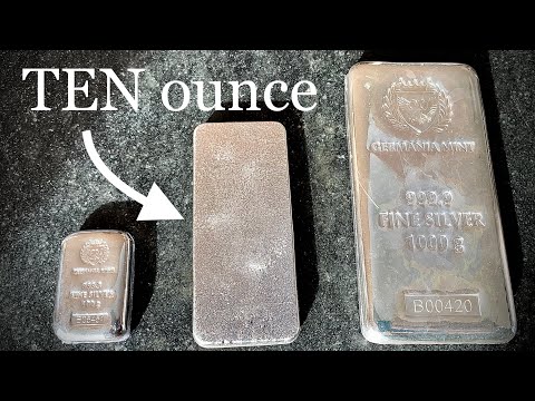 Since It’s The Best Size, Let’s See 5 Different Ten Oz Silver Bars