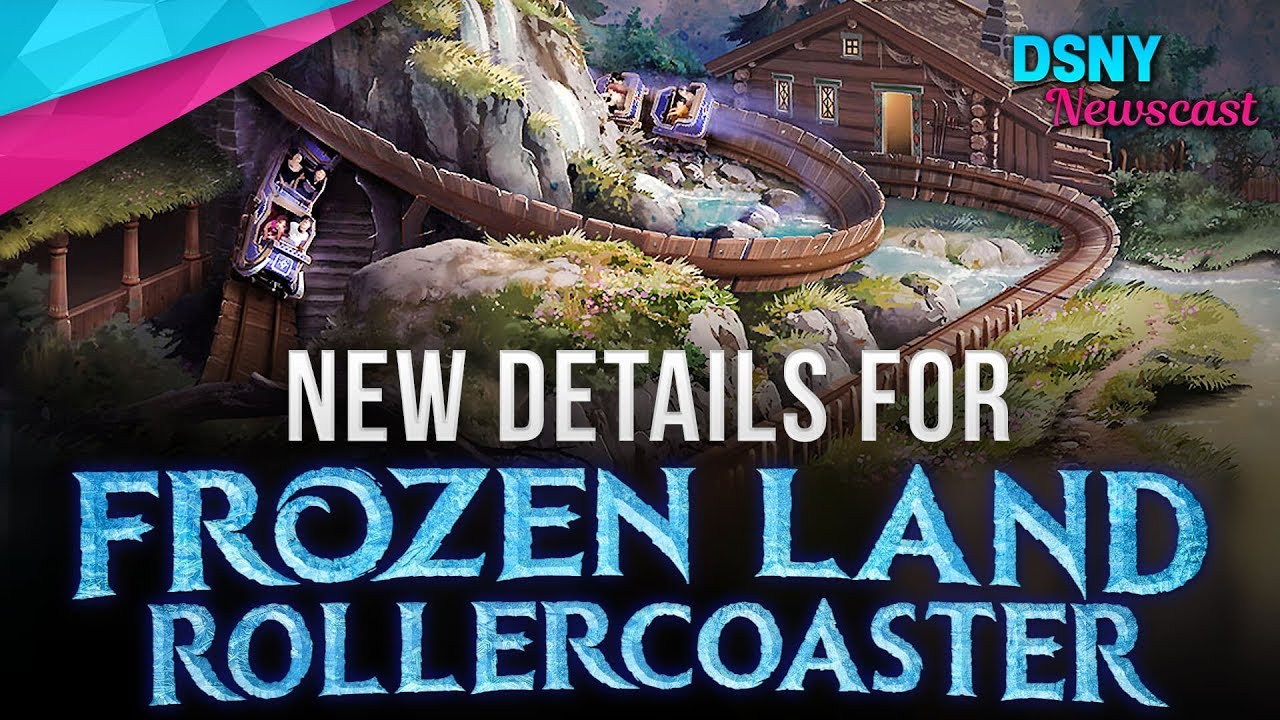 FROZEN LAND Rollercoaster Concept Art Revealed for Hong Kong Disneyland