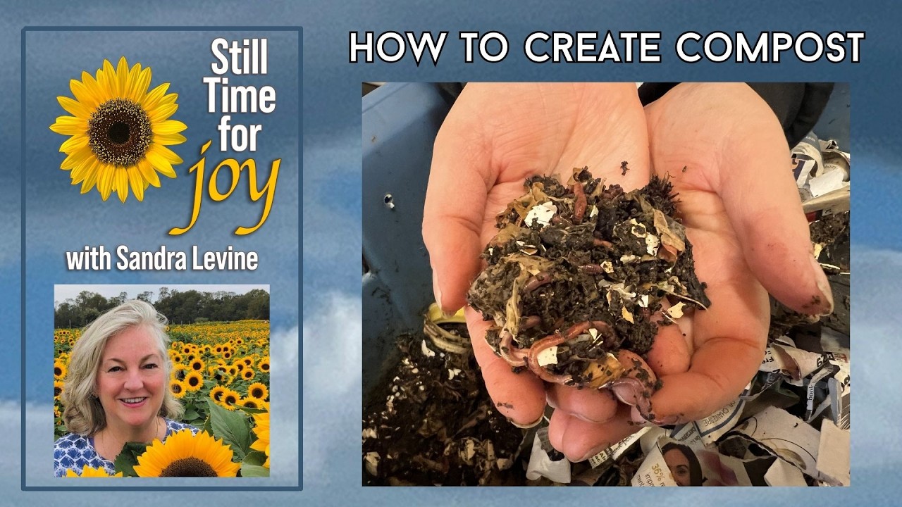 Using Compost Made from Kitchen Scraps & Leaves Beautifies Your Garden & Saves Space in Landfills