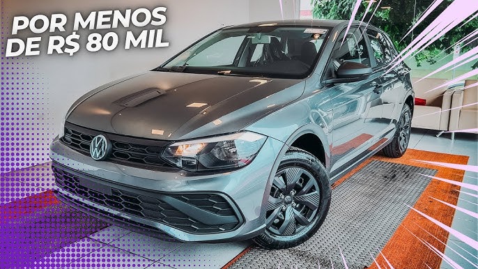 VOLKSWAGEN NOVO POLO, NOVO POLO TRACK DE: R$ 87.290,00 POR: R$ 81.179,70