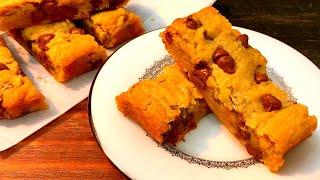 Chocolate chips cookies Bar recipe | How to make Chocolate chips cookie Bar