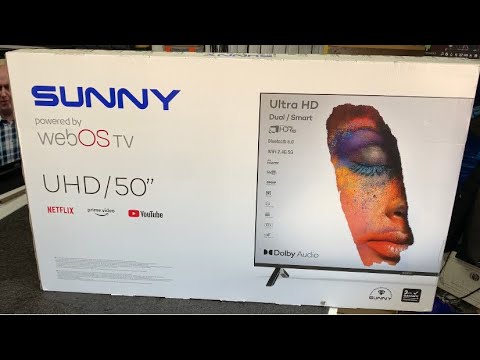 Sunny 50 inç webos Tv tanıtım,kanal arama ve taşıma işlemi