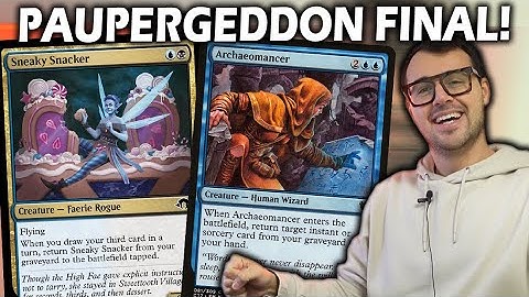 We replay the PAUPERGEDDON Final! | Madness vs UW Familiar | Mtg: Paper Gameplay