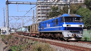 桃太郎EF210-106コキ200形+タキ4074レ・2025/10/17