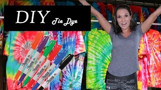 DIY Sharpie Tie Dye Shirt!