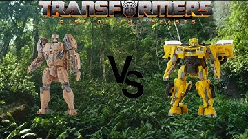 Transformers: Rise Of The Beasts (Stop Motion) - Cheetor Vs Bumblebee